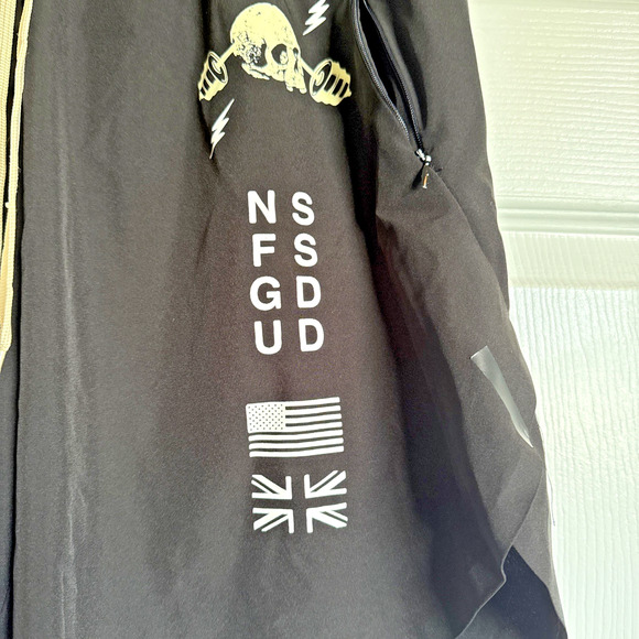 Men's Black Graphic Shorts - Picture 3 of 15